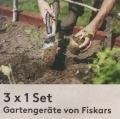 3x Gartengeräte-Set von FISKARS